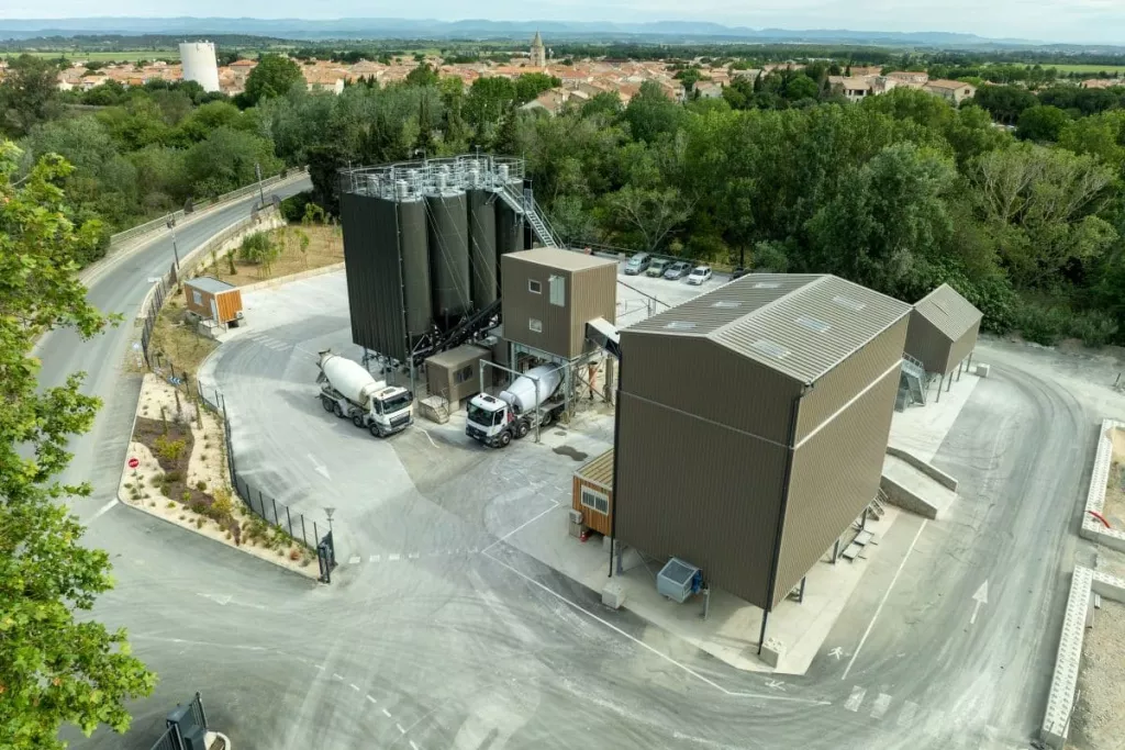 Centrale à béton de Cuxac d'Aude