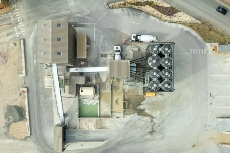 Illustration of Production de béton prêt à l'emploi